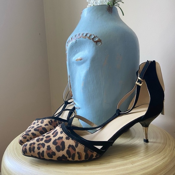 Animal print pointy heel stilettos 10 - Picture 5 of 5